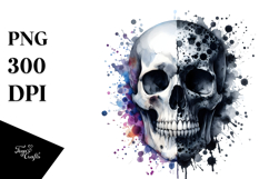 Skull Splashes, Cloud PNG Product Image 1