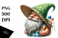 Gnome Digital Painting Beach Wear Clipart Product Image 3