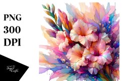 Abstract Gladiolus, PNG Product Image 1