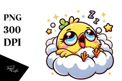 Colorful Baby Goldfinch Cartoon | Sublimation | Clipart Product Image 3