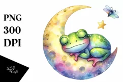 Colorful Baby Frog | Summer Clipart Product Image 3