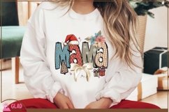 Boho Christmas Mama png, Retro Christmas Mama sublimation Product Image 6
