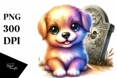 Cute Baby Dog in Style | Clipart Product Image 3