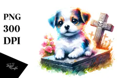 Cute Baby Dog in Style | Clipart Product Image 1