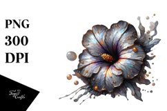 Glossy Petunia with Golden Insertions | Sublimation | Product Image 3