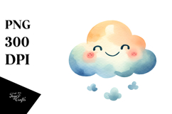 Happy Cloud, PNG Product Image 1
