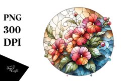 Detailed Stained Impatiens Round Splash Product Image 3