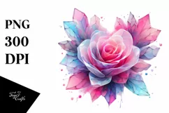 Vibrant Rose Heart, Transparent PNG Product Image 3