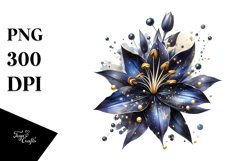 Glossy Lobelia with Golden Insertions | Sublimation | Product Image 3