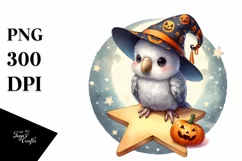 Cute Baby Parrot Halloween PNG Product Image 1