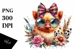 Chick Animal Print | Clipart Product Image 1