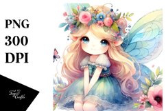 Colorful Fairy Clipart Product Image 1
