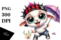 Energetic Baby Lamb, Transparent PNG Product Image 1