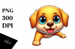 Colorful Labrador Retriever Cartoon | Sublimation | Clipart Product Image 1
