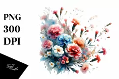 Monkey made of Flowers, Transparent PNG Product Image 1