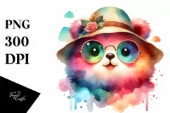 Colorful Baby Bear with Sunglasses Product Image 3