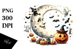 Funny Moon PNG Product Image 1