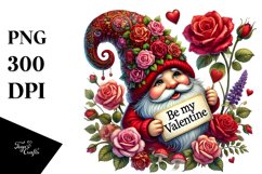 Detailed Valentines Gnome Valentine PNG Product Image 1