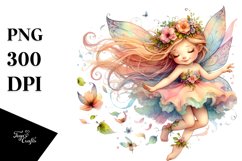 Colorful Fairy Petals Clipart Product Image 1