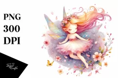 Colorful Fairy Petals Clipart Product Image 1