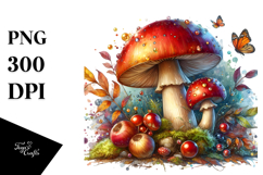 Detailed Shiny Mushroom, Transparent PNG Product Image 1