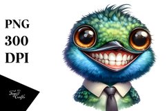 Happy Hummingbird Tie Clipart Product Image 3