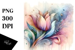 Stained Tulip Splash PNG Product Image 1