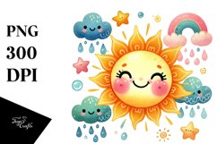Cute Sun PNG Product Image 1
