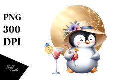 Beachwear Penguin PNG Product Image 1