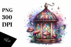 Magical Wooden Mushroom PNG Product Image 3