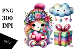 penguin,illustration,greeting card,Valentine Product Image 1