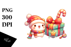 Christmas Gift Box PNG Product Image 1