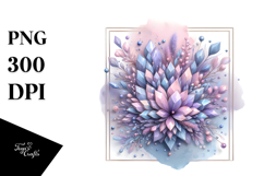 Abstract Colorful Diamond Lavender PNG Product Image 1