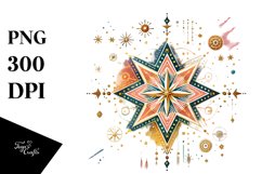 Simple Boho Star PNG Product Image 1