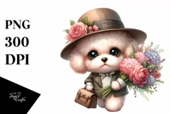 Big Eyes Flower Bouquet | Caricature Product Image 3