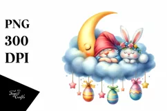 Easter Bunny Clipart |T-shirt, Mug PNG Product Image 1