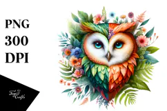 Abstract Vibrant Owl, 20 oz Tumbler Product Image 1