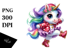 Dancing Baby Unicorn PNG Product Image 1