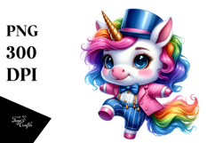 Dancing Baby Unicorn PNG Product Image 1