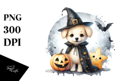 Cute Baby Puppy on Star PNG Product Image 1