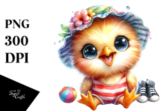 Beach Baby Chicken PNG Product Image 1