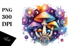 Vibrant Magical Celestial Mushroom Tarot Product Image 1