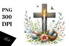 Easter Cross, PNG Product Image 1