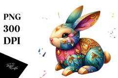 Wooden Bunny PNG Product Image 1