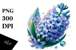 Shiny Hyacinth | Sublimation | Clipart Product Image 3