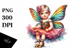 Colorful Charleston Dancer Fairy PNG Product Image 1