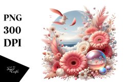 Glossy Gerbera Clipart Product Image 1