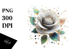 3D Rose Splash PNG Product Image 1