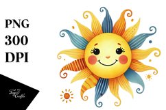 Whimsical Sun PNG Product Image 1