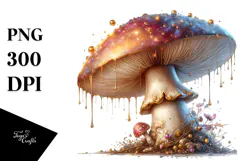 Detailed Shiny Mushroom, Transparent PNG Product Image 1